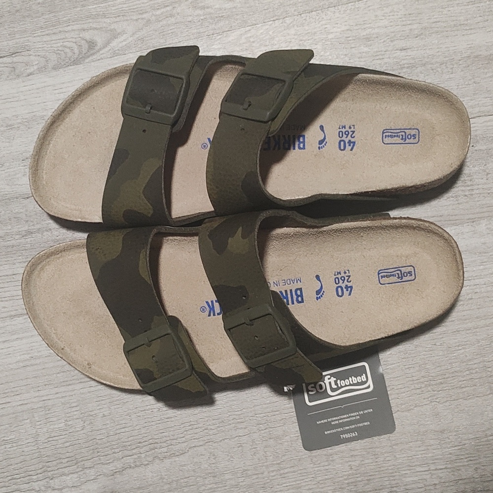 Birkenstock soft foot bed camo